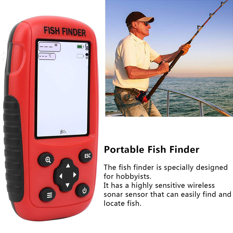 Fishing Boat Depth Finder - Беспроводной эхолот для поиска рыбы с