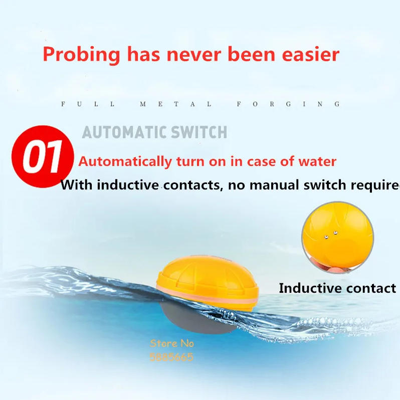Умный портативный эхолот для п – обзор и цена Fishing Boat Depth Finder