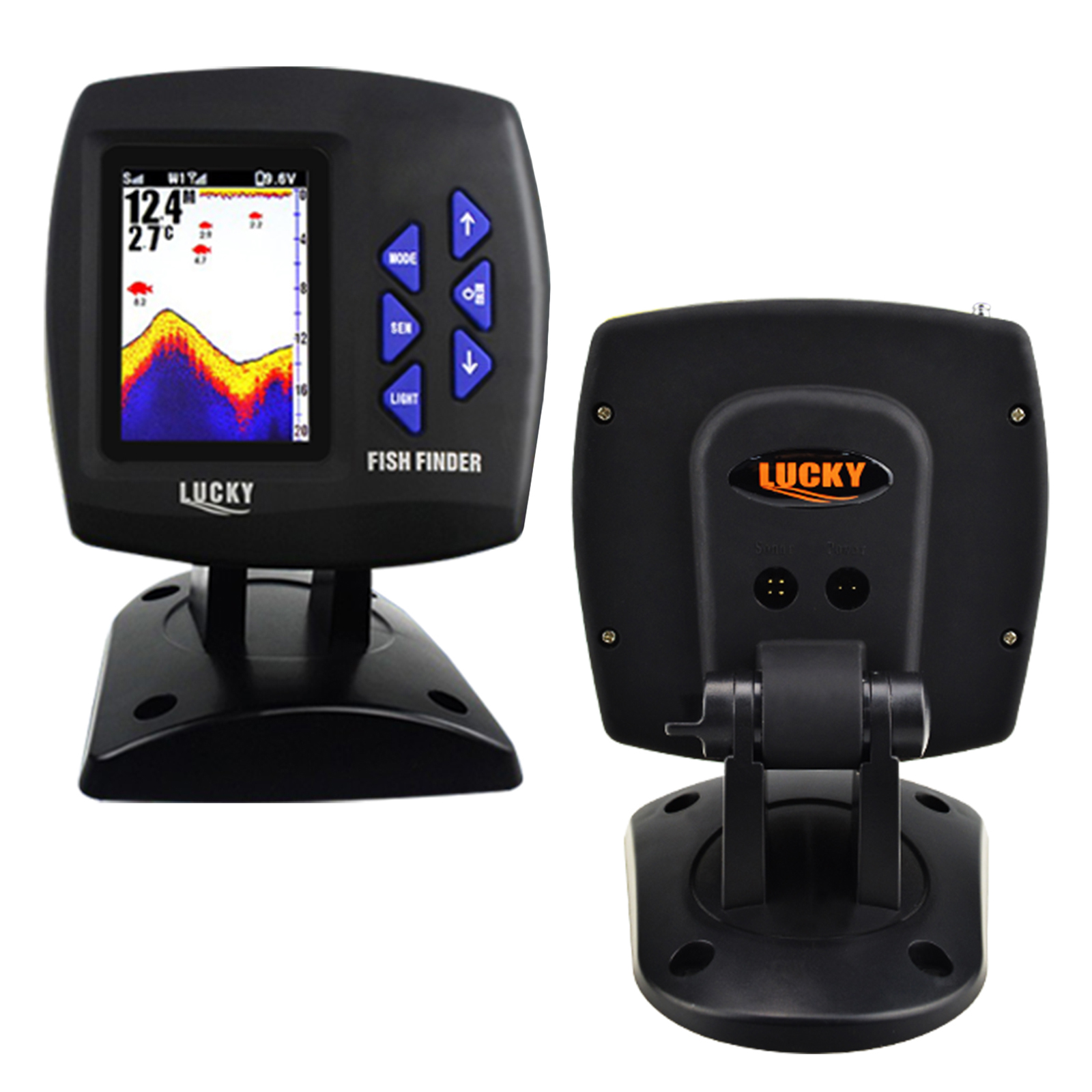 Эхолот LUCKY с беспроводным ра – обзор и цена Fishing Boat Depth Finder